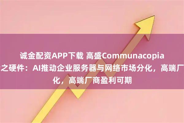 诚金配资APP下载 高盛Communacopia与技术大会之硬件：AI推动企业服务器与网络市场分化，高端厂商盈利可期